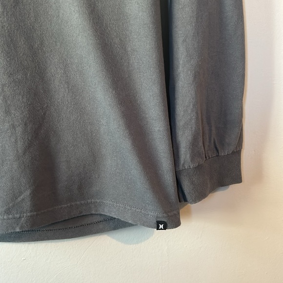 Grey Hurley Long Sleeve Shirt XXL - Picture 3 of 8